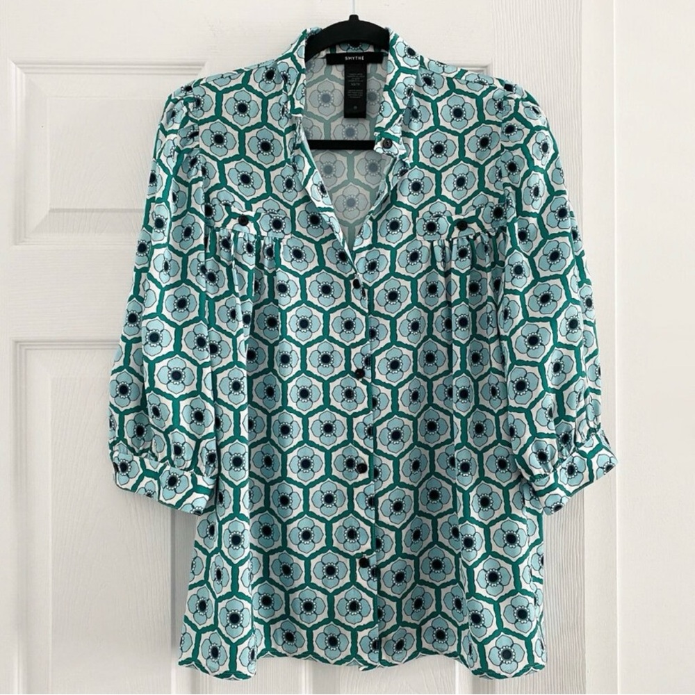Smythe Gathered blouse - XS - geometrical prints
